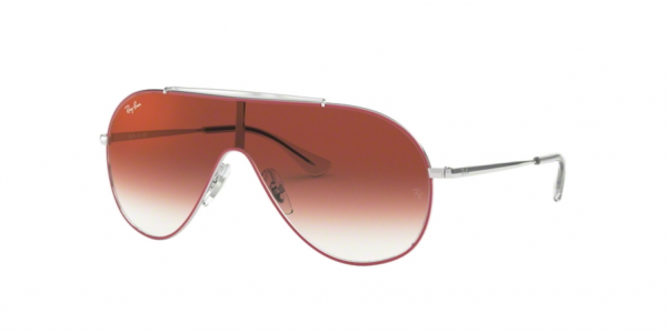 RAY-BAN JUNIOR RJ9546S SILVER ON TOP RED