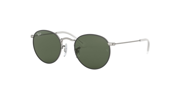 RAY-BAN JUNIOR RJ9547S TOP RUBBER BLACK ON SILVER