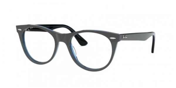 RAY-BAN RX2185V GREY ON TOP TRASPARENT BLUE