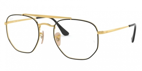 RAY-BAN RX3648V THE MARSHAL TOP BLACK ON GOLD