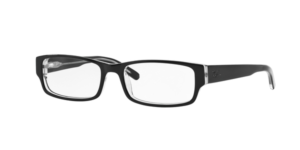 RAY-BAN RX5069 TOP BLACK ON TRANSPARENT