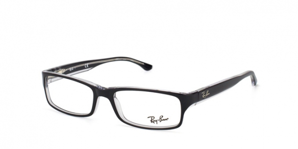 RAY-BAN RX5114 2034 TOP BLACK ON TRANSPARENT