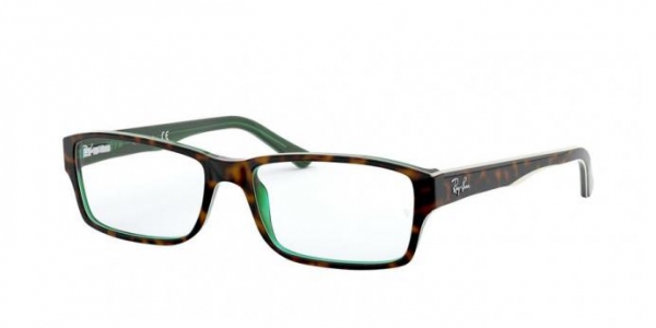 RAY-BAN RX5169 TOP BROWN OH HAVANA GREEN TRAS