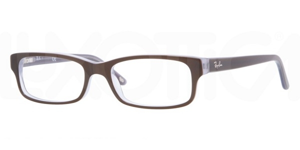 RAY-BAN RX5187 TOP BROWN ON OPAL AZURE