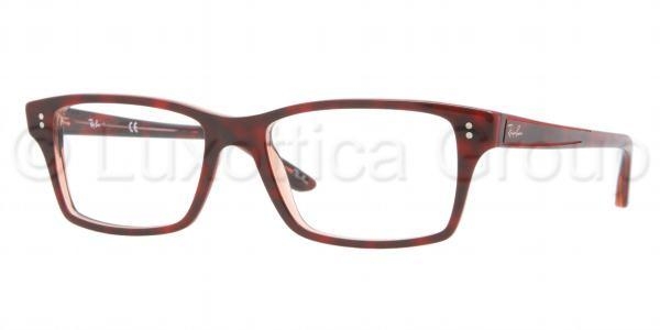 RAY-BAN RX5225 TOP RED HAVANA/TR RED