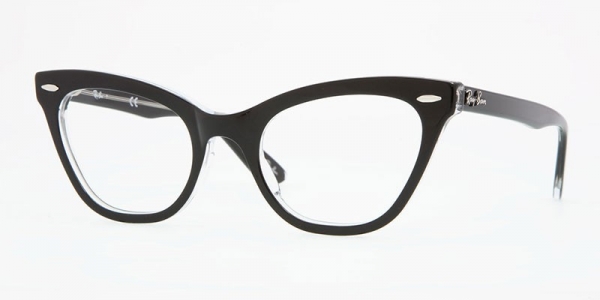 RAY-BAN RX5226 TOP BLACK ON TRANSPARENT