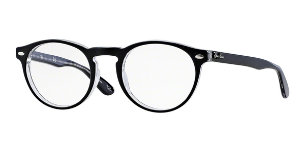RAY-BAN RX5283 TOP BLACK ON TRANSPARENT