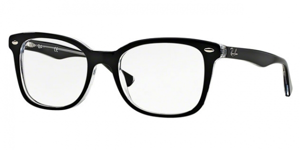 RAY-BAN RX5285 2034 TOP BLACK ON TRANSPARENT