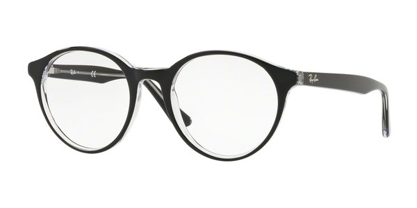 RAY-BAN RX5361 TOP BLACK ON TRANSPARENT