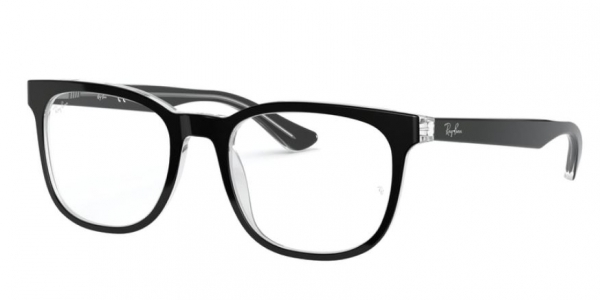 RAY-BAN RX5369 TOP BLACK ON TRANSPARENT