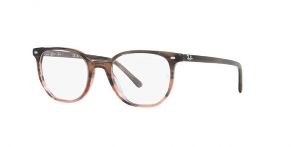 RAY-BAN RX5397 ELLIOT STRIPED BROWN GRADIENT RED