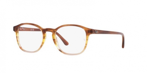RAY-BAN RX5417 STRIPED BROWN GRADIENT YELLOW
