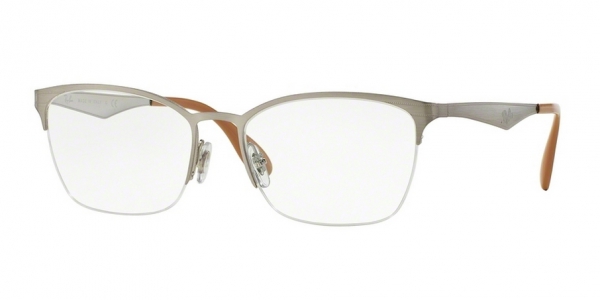 RAY-BAN RX6345 SILVER BRUSHED