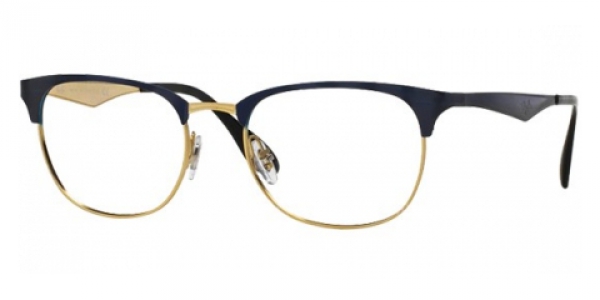 RAY-BAN RX6346 TOP BRUSHED DK BLUE ON GOLD