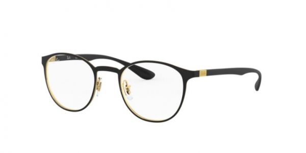 RAY-BAN RX6355 GOLD ON TOP MATTE BLACK