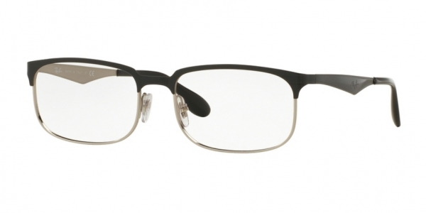 RAY-BAN RX6361 TOP SHINY BLACK ON SILVER