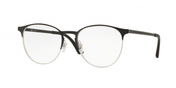 RAY-BAN RX6375 SILVER ON TOP BLACK