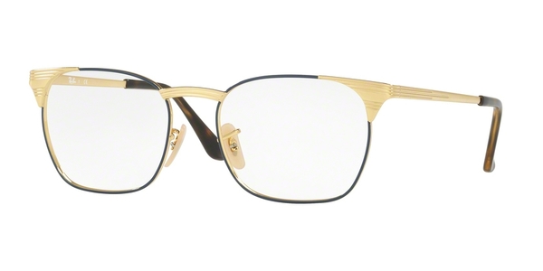 RAY-BAN RX6386 GOLD TOP BLUE