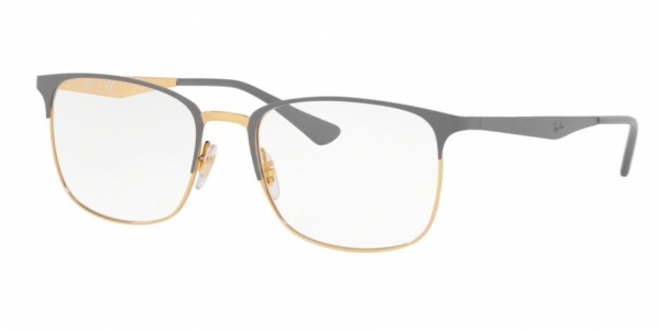 RAY-BAN RX6421 TOP MATTE GREY ON SHINY GOLD