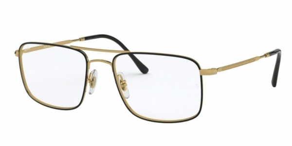 RAY-BAN RX6434 TOP BLACK ON GOLD