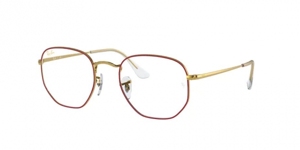 RAY-BAN RX6448 RED ON LEGEND GOLD
