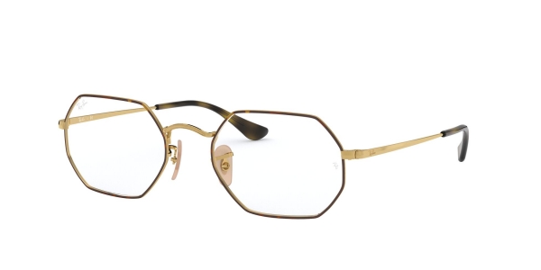 RAY-BAN RX6456 TOP HAVANA ON GOLD