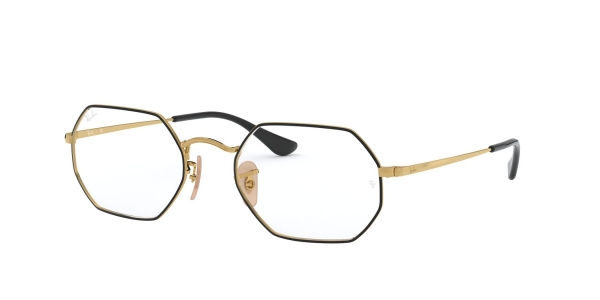 RAY-BAN RX6456 TOP BLACK ON GOLD