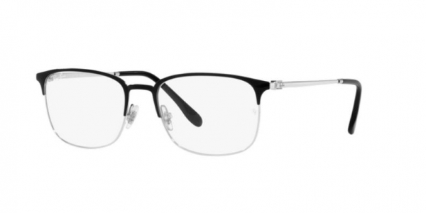 RAY-BAN RX6494 BLACK ON SILVER