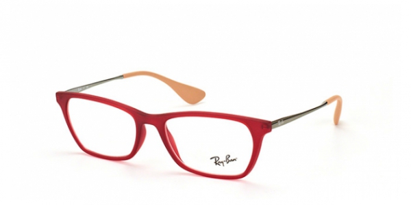 RAY-BAN RX7053 RUBBER RED