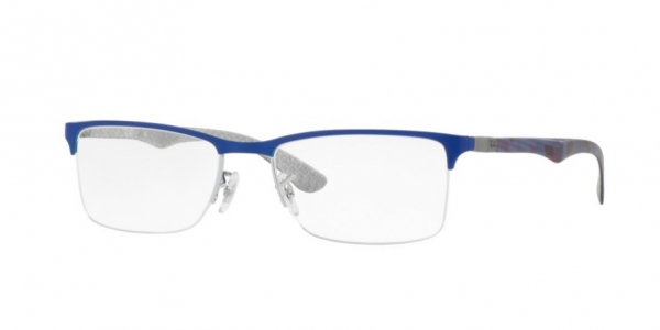 RAY-BAN RX8413 GREY TOP ON BLUE