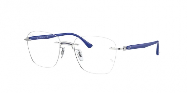 RAY-BAN RX8769 BLUE ON SILVER