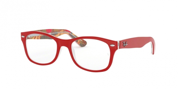 RAY-BAN JUNIOR RY1528 RED ON TEXTURE RED BROWN