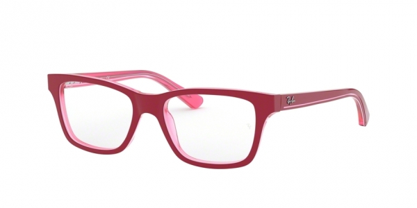 RAY-BAN JUNIOR RY1536 TRASPARENT PINK ON TOP BORDEAU