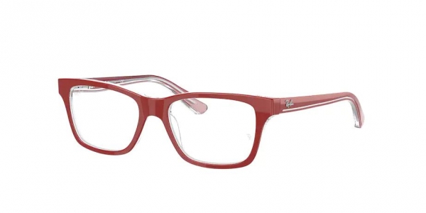 RAY-BAN JUNIOR RY1536 RED ON TRASPARENT