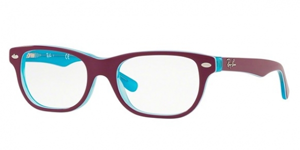 RAY-BAN JUNIOR RY1555 BLUE TRASP ON TOP FUXIA