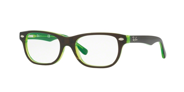 RAY-BAN JUNIOR RY1555 TOP BROWN ON GREEN FLUO