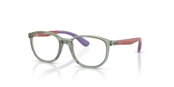 RAY-BAN JUNIOR RY1619 TRANSP GREEN ON RUBBER WISTERI