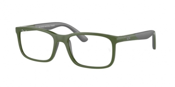 RAY-BAN JUNIOR RY1621 GREEN ON RUBBER GRAY