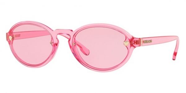 pink versace glasses