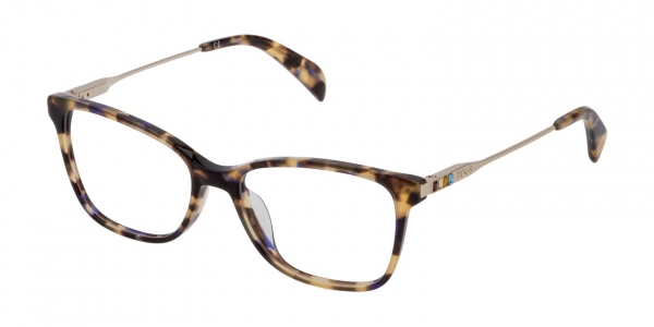 TOUS VTOA76S YELLOW SPOTTED HAVANA WITH SHINY BROWN